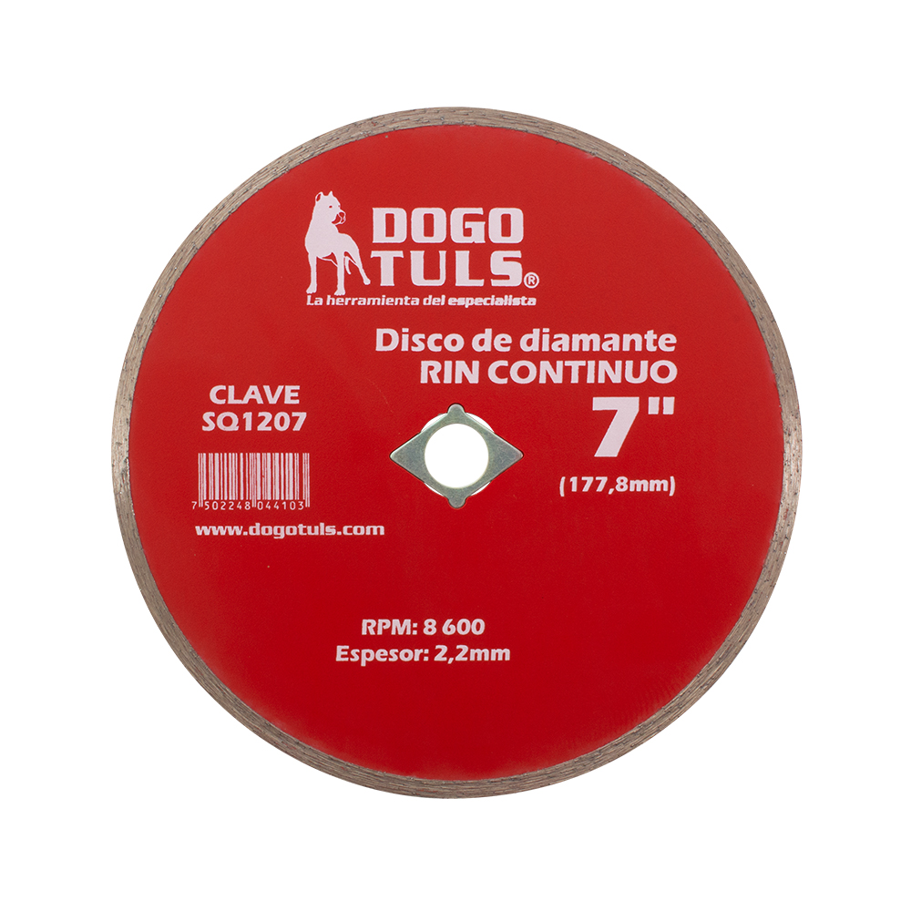 DISCO DE DIAMANTE RIN CONTINUO 7"