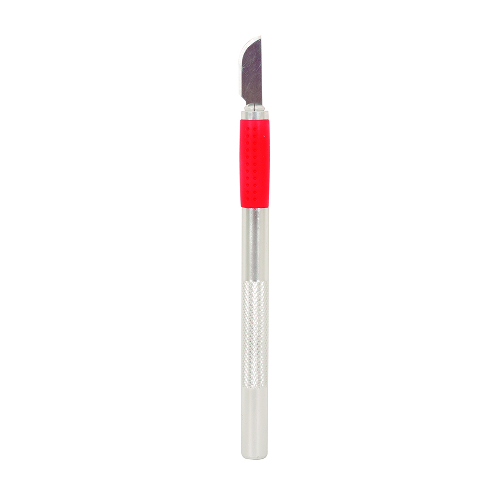 EXACTO METALICO GRIP 6 NAVAJAS Y ESTUCHE