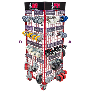 EXHIBIDOR DE RODAJAS 80 PZAS