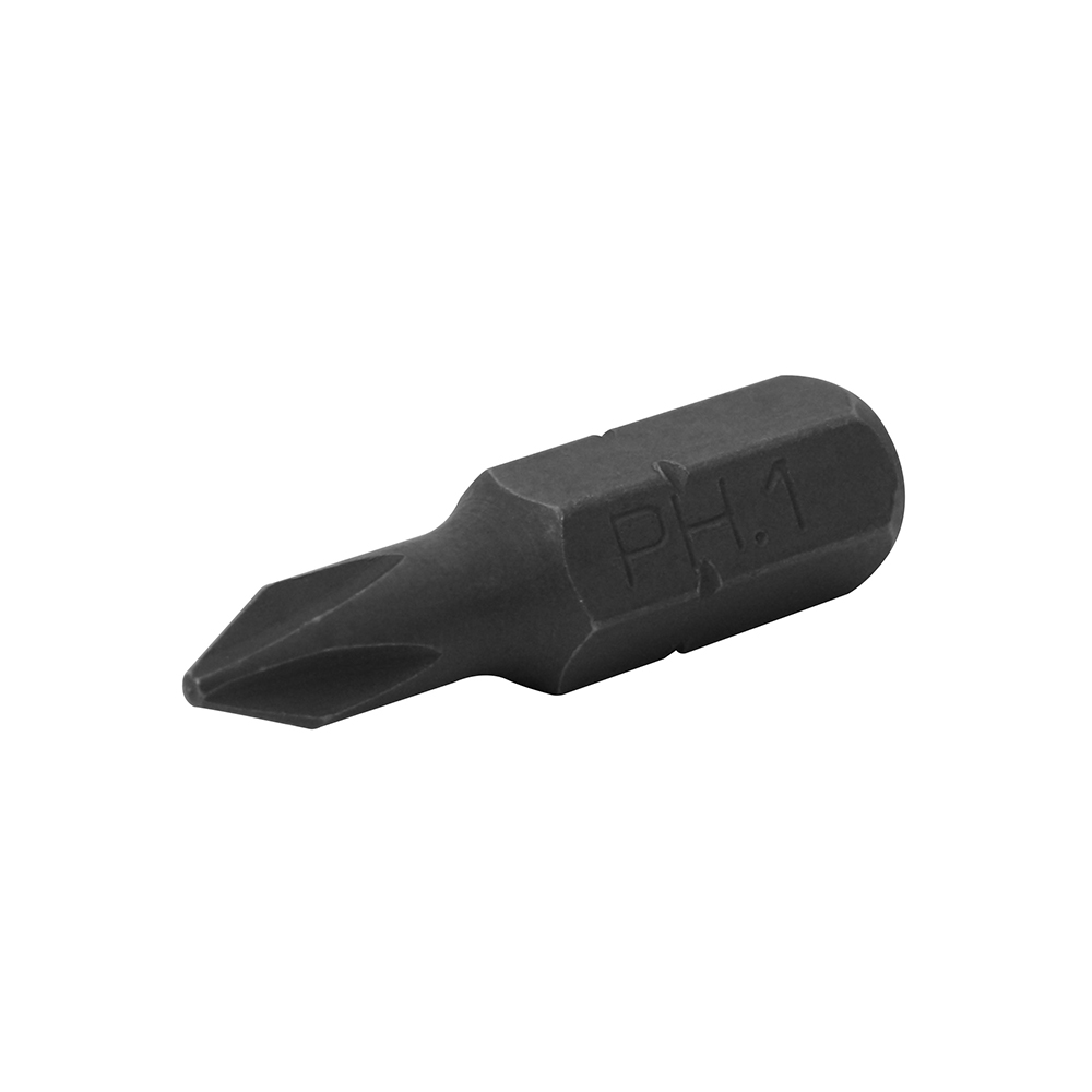 INSERTOS PUNTAS PHILLIPS #1 25mm ZN 1/4"