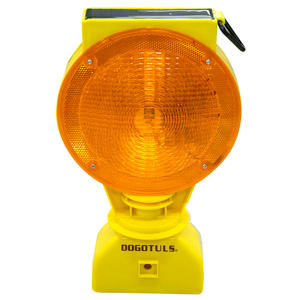 LAMPARA DESTELLO SOLAR 7" PARA BARRICADA