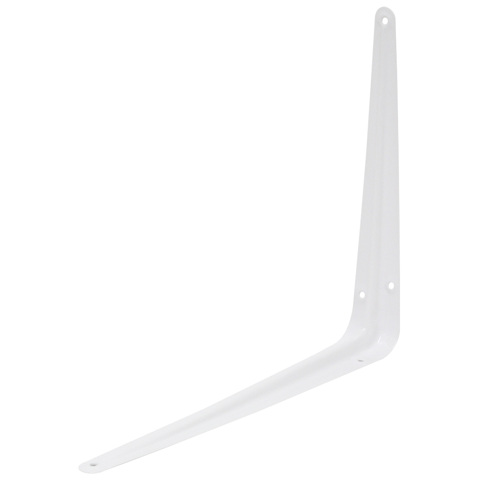 MENSULA DE ACERO BLANCA 12" X 14"