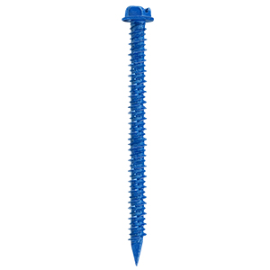 PIJA CONCRETO AZUL HEXAGONAL  1/4&quot; X 3 1/4&quot;