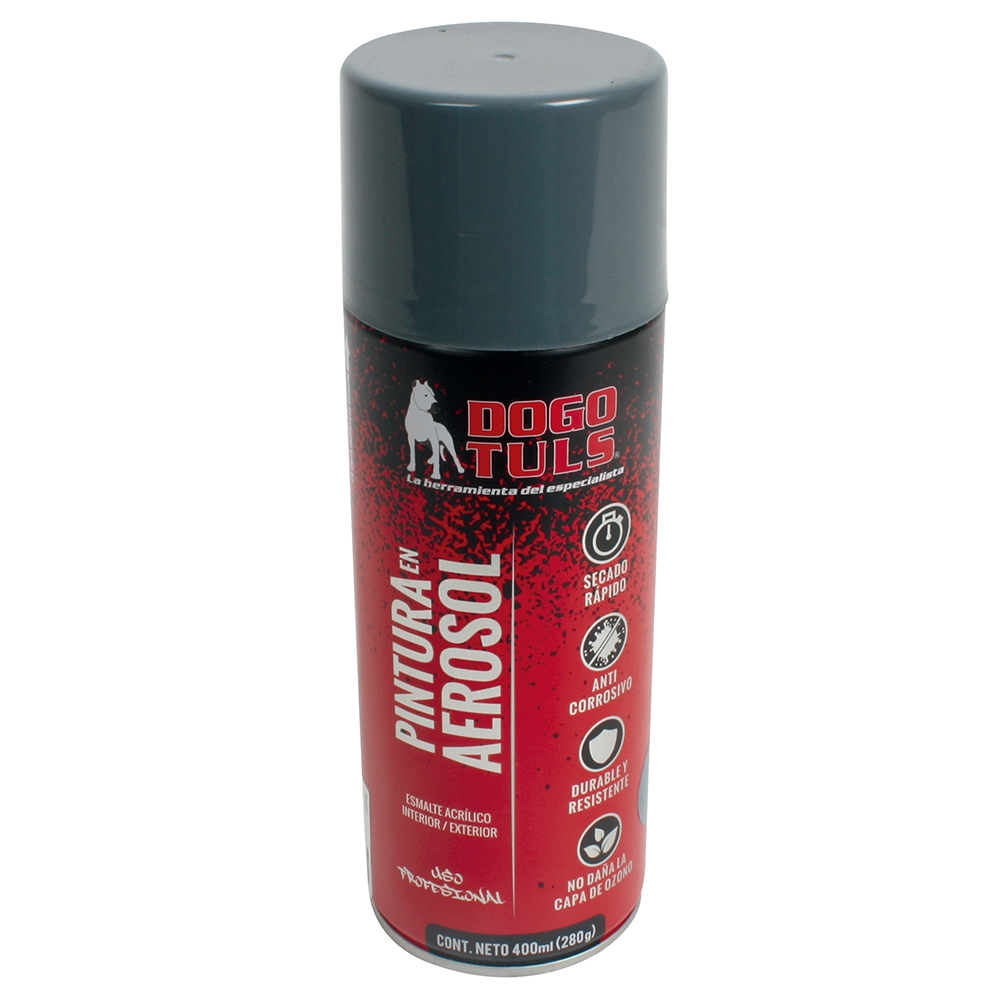 PINTURA AEROSOL BRILLANTE GRIS