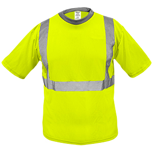 PLAYERA AMARILLA REFLEJANTE CORTA M