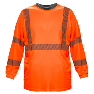 PLAYERA NARANJA REFLEJANTE LARGA XG