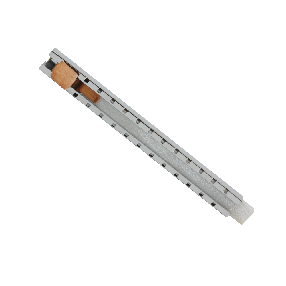 PORTA MARCADOR DE JABON PLANO METALICO