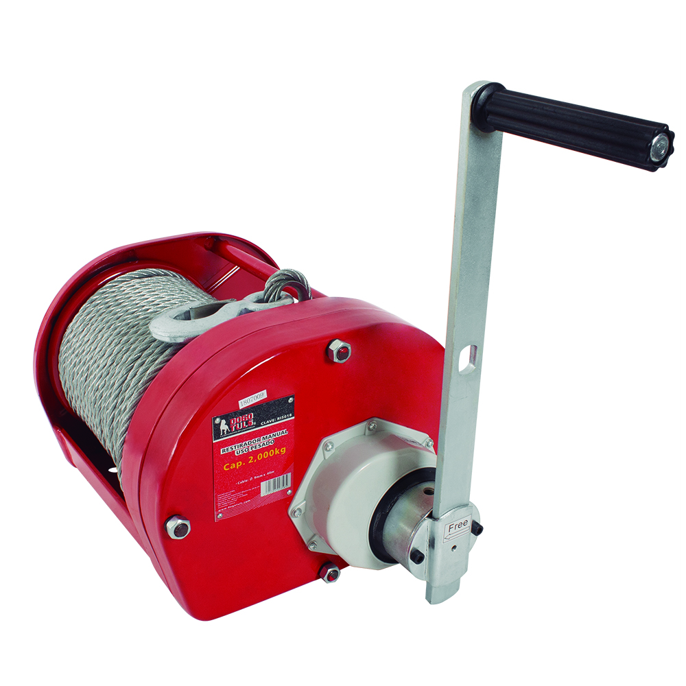 RESTIRADOR MANUAL USO PESADO 2T X 40M