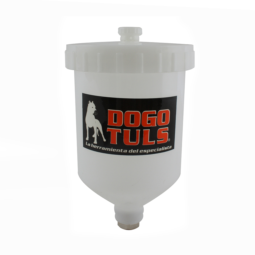 VASO PLASTICO PISTOLA HVLP GRAVEDAD600ML