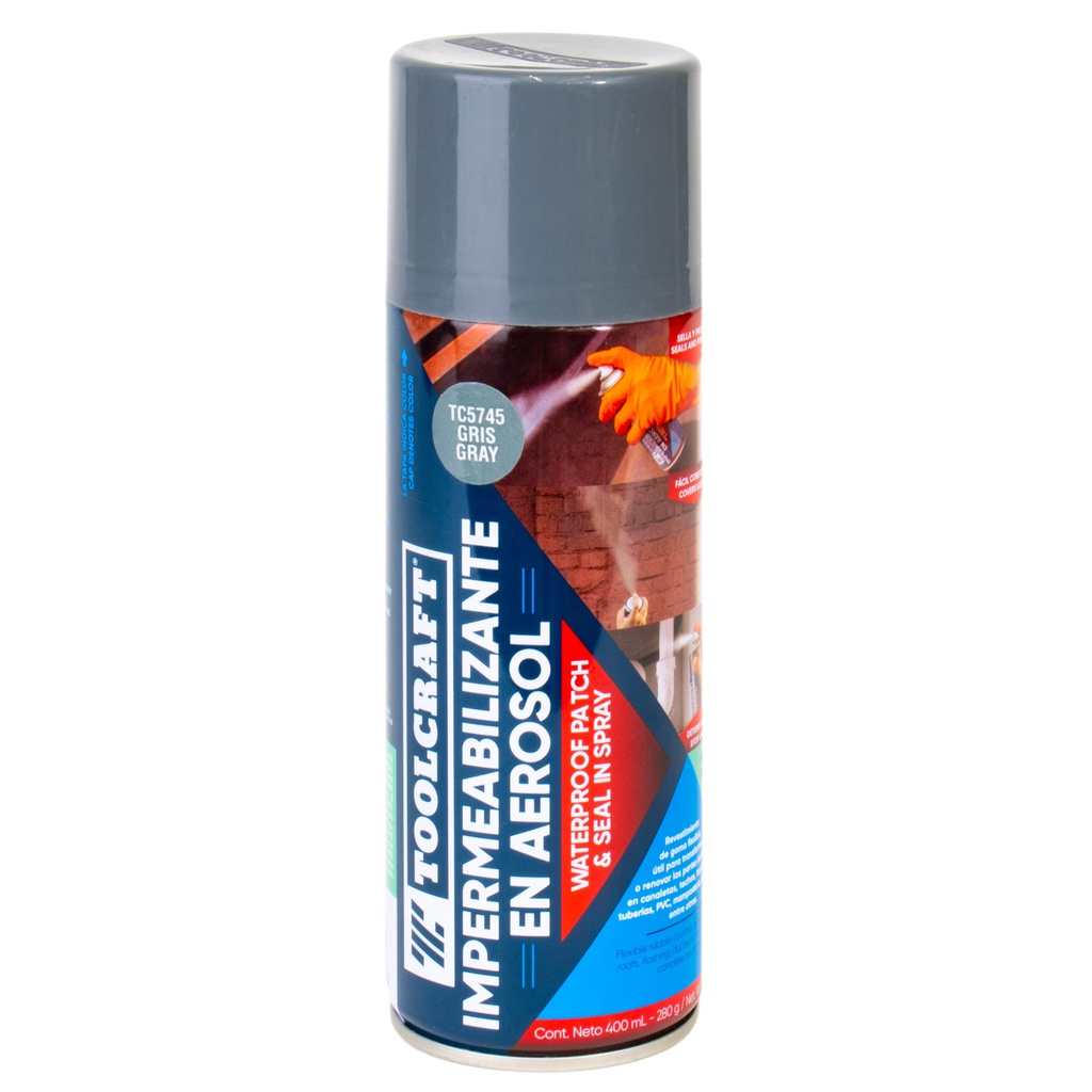 IMPERMEABILIZANTE EN AEREOSOL  GRIS 280GR                   