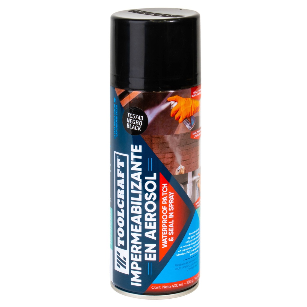 IMPERMEABILIZANTE EN AEREOSOL  NEGRO 280GR                  