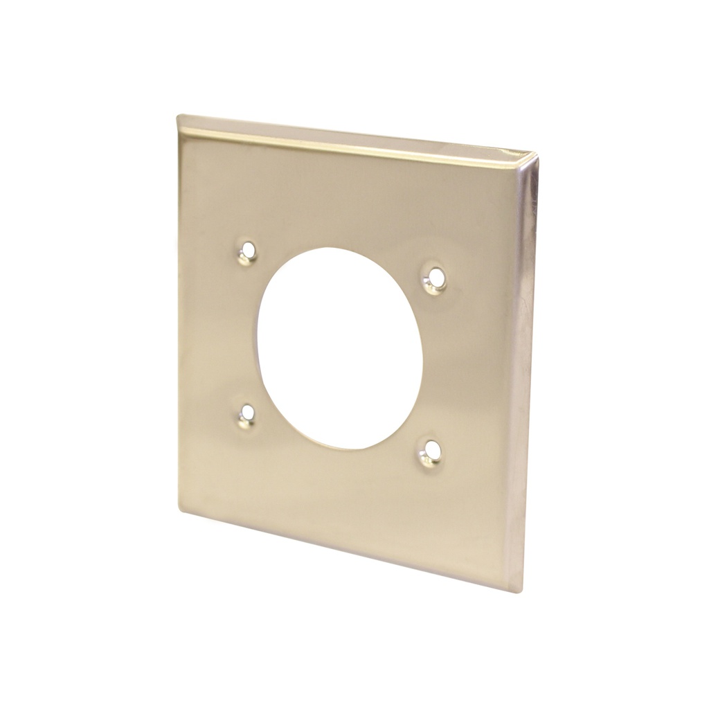 PLACA METALICA CONTACTO SENCILLO CAJA DOBLE 30-50A