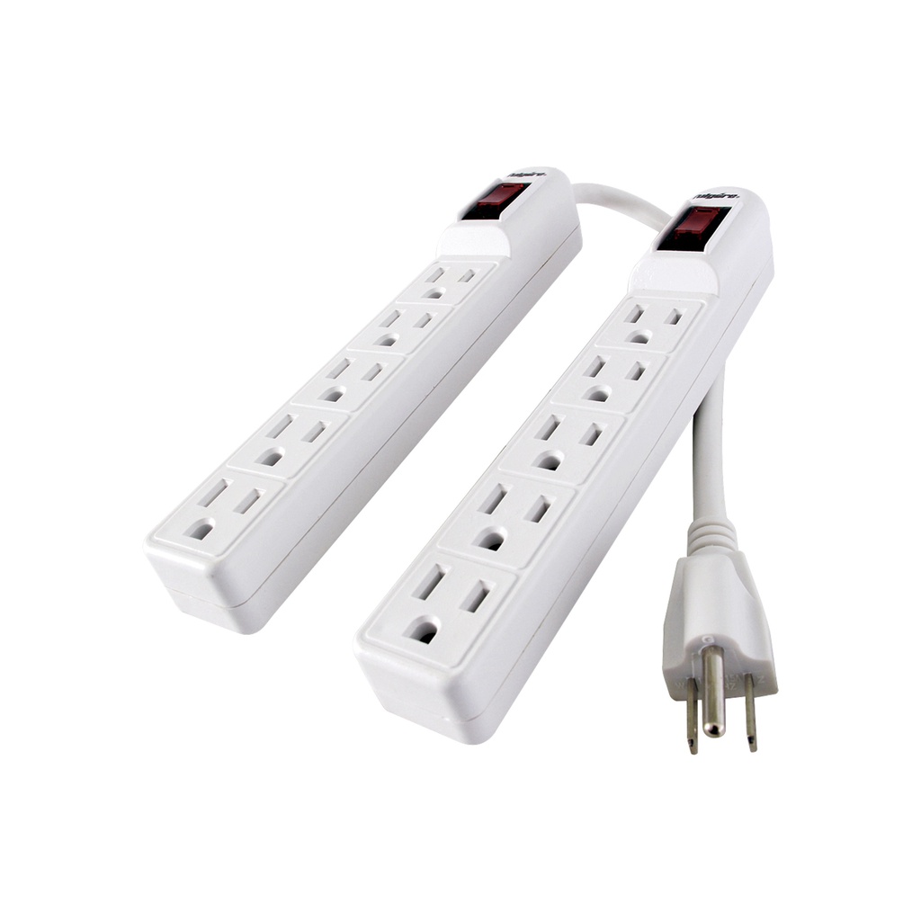 BARRAS MULTICONTACTOS 5 TOMAS JUEGO 2 PIEZAS