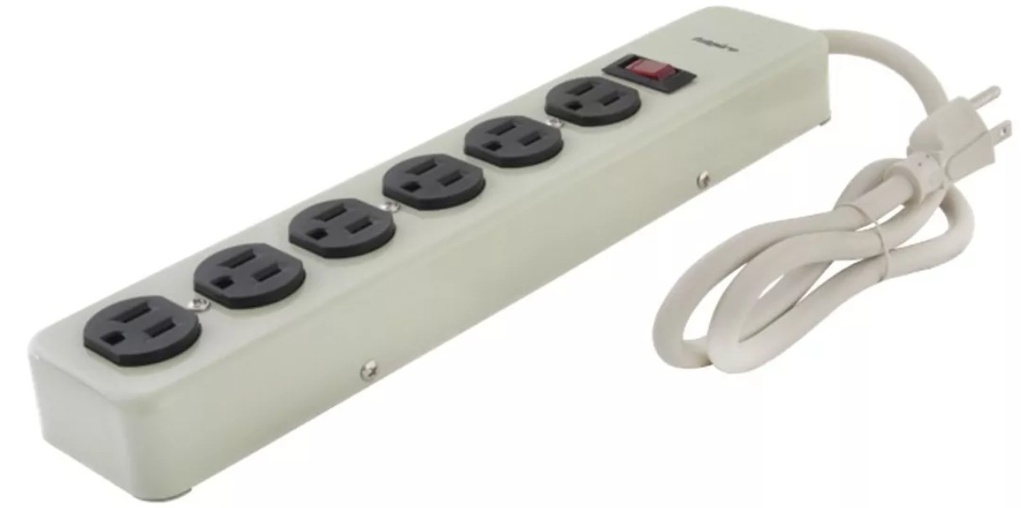 MULTICONTACTO 6 TOMAS SUPRESOR600J