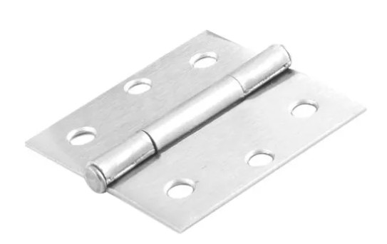 BISAGRA CUADRADA PREMIUM3" X 3" CROMO MATE