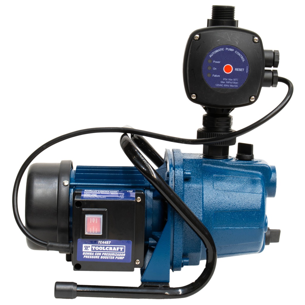 BOMBA CON PRESURIZADOR 1HP