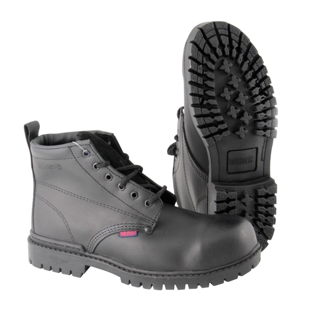 BOTA DE PIEL CON CASQUILLO # 6