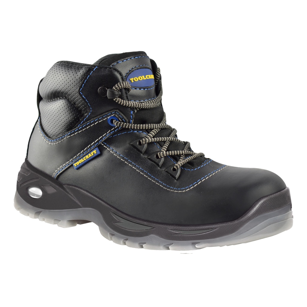 BOTA PREMIUM CON CASQUILLO # 6 COLOR NEGRO   