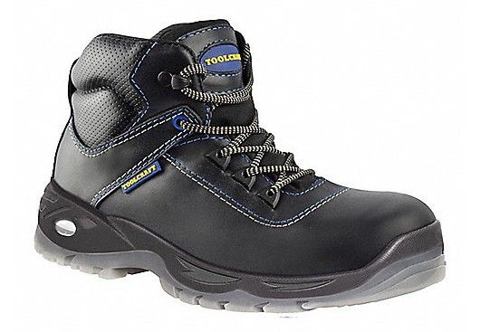 BOTA PREMIUM CON CASQUILLO # 71/2 COLOR NEGRO            