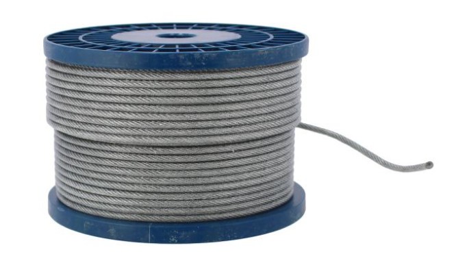 CABLE ACERO 7X7 HILOS 1/4" X  150M                          