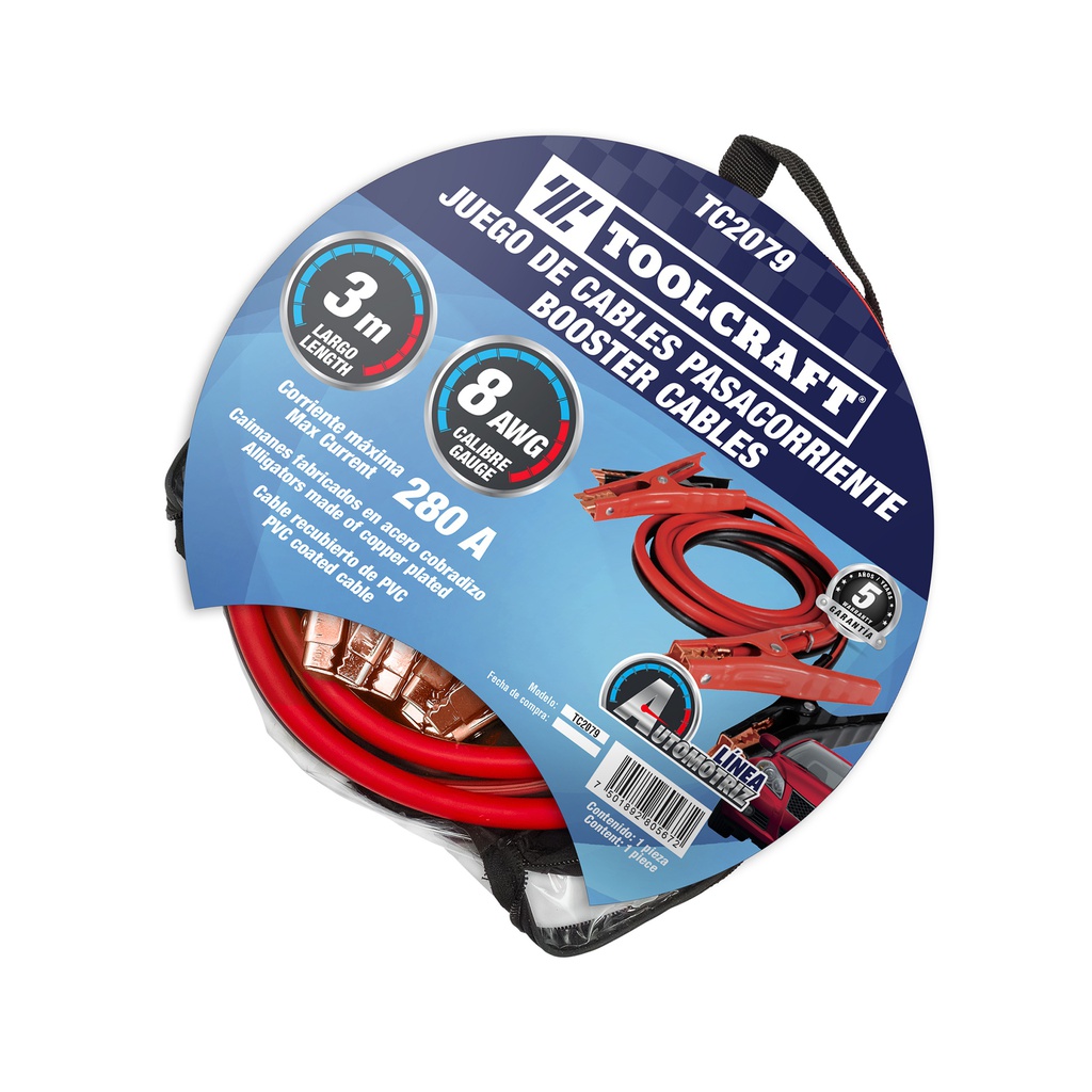 CABLES PASACORRIENTE 8AWG