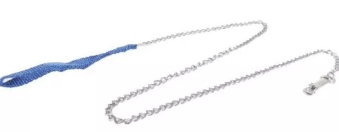 CADENA PARA PERRO CORREA AZUL3MM X 1.2M (48")