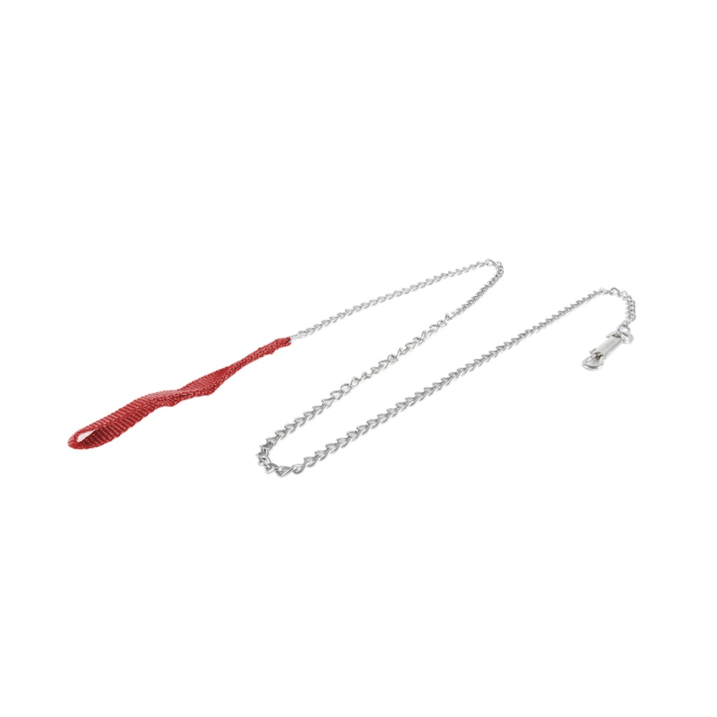 CADENA PARA PERRO CORREA ROJA2MM X 1.2M (48")