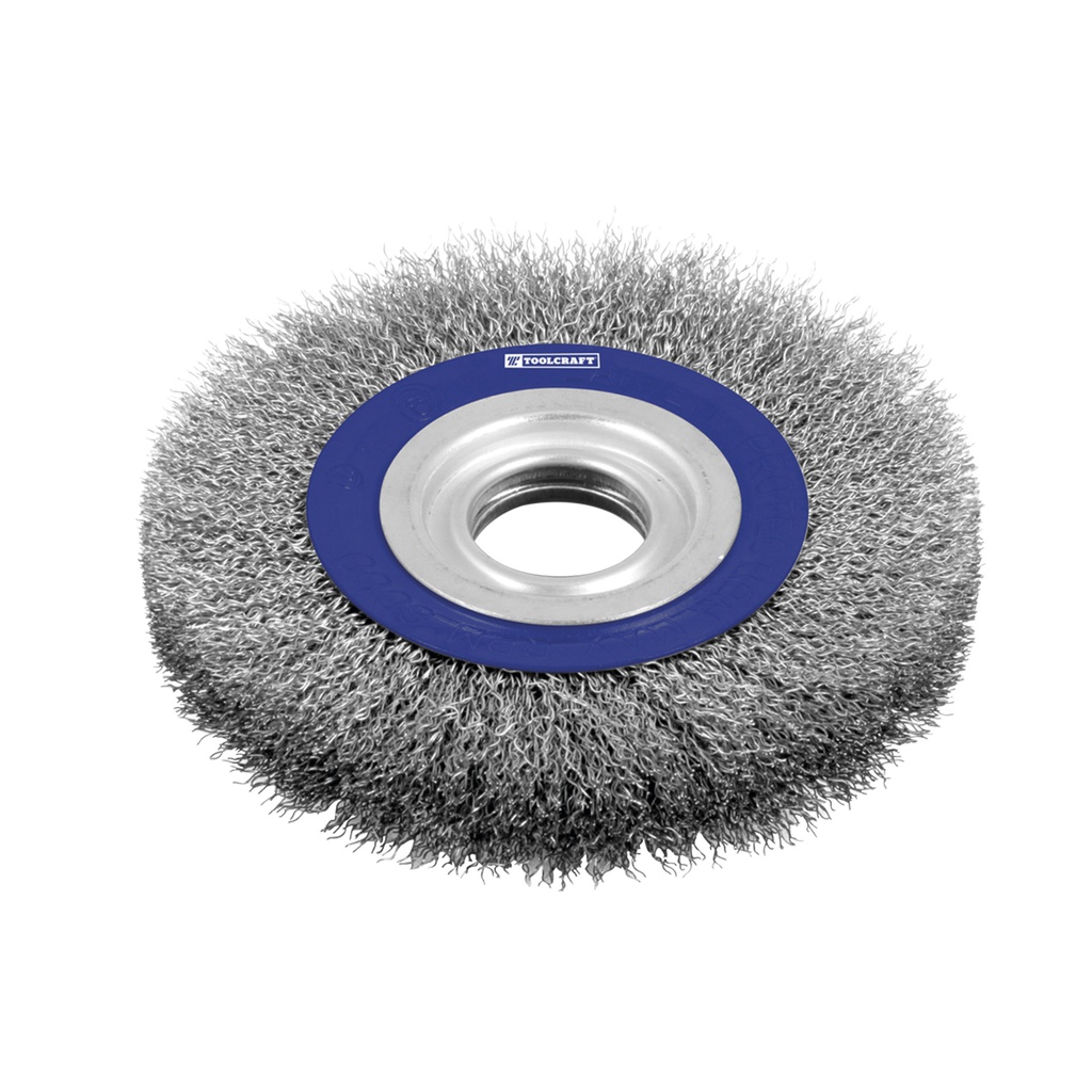 CARDA CIRCULAR ONDULADA 6" ESMERIL CALIBRE 0.35 EJE