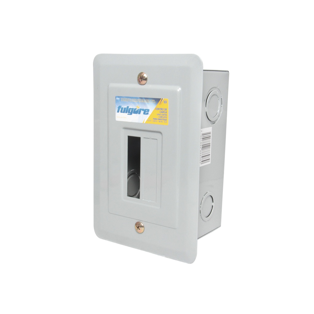 CENTRO CARGA 2 CIRCUITOS EMPOTRAR