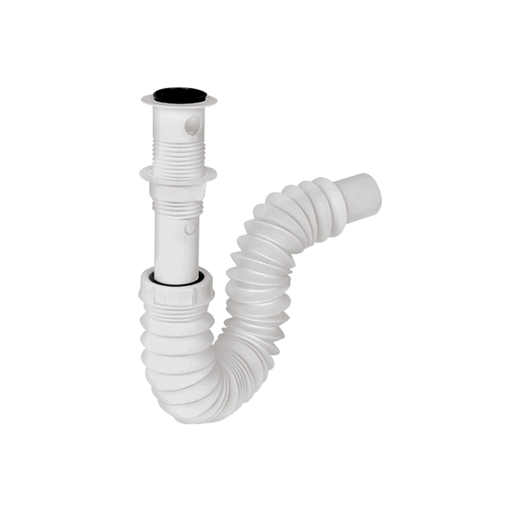 CESPOL FLEXIBLE TIPO P LAVABO 1 1/4"