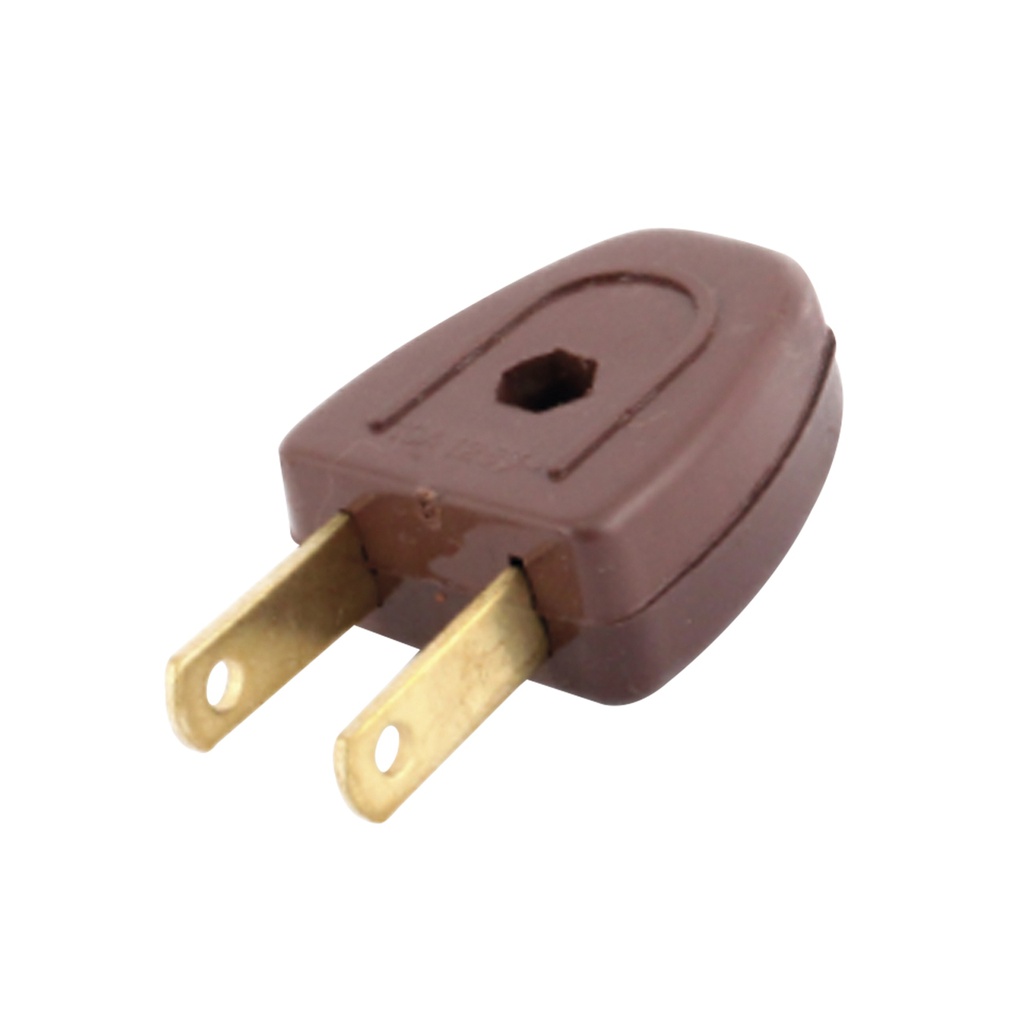 CLAVIJA DE PLASTICO SENCILLA CAFE