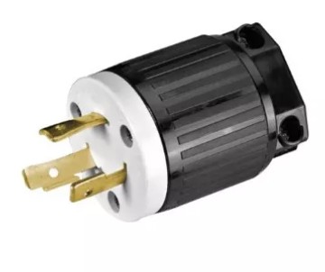 CLAVIJA SEGURIDAD MEDIA VUELTA 3P 15A 277V NYLON