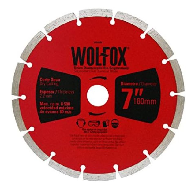 DISCO DIAMANTADO CORTE SEGMENTADO 7"