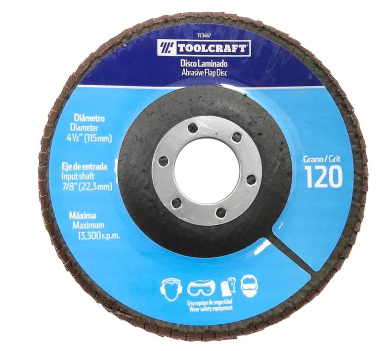 DISCO LAMINADO DE 4 1/2" GRANO120