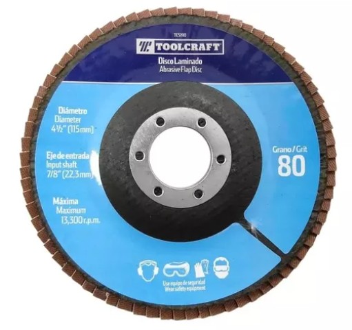 DISCO LAMINADO DE 4 1/2" GRANO80