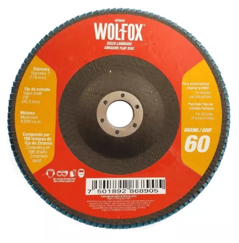 DISCO LAMINADO DE 7" GRANO60