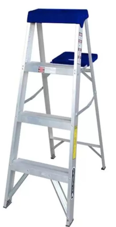 ESCALERA TIJERA DE ALUMINIO   TIPO III 3 ESCALONES          