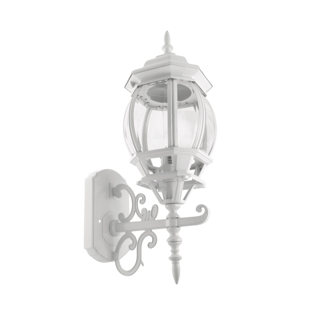 FAROL DE PARED COLONIAL SOPORTADO BLANCO