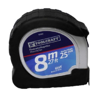 FLEXOMETRO MAGNETICO 8MX25MM (1&quot;)