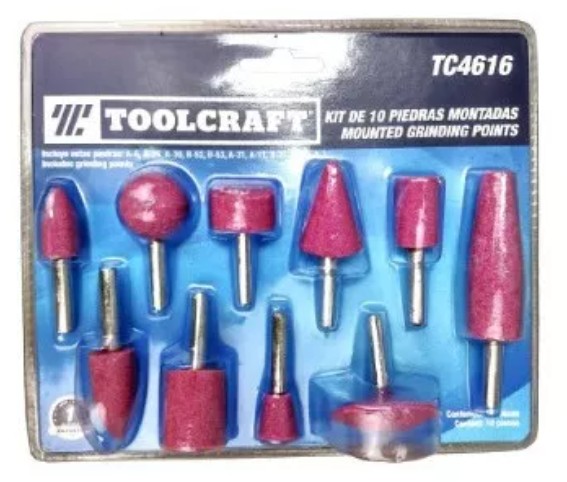 PIEDRAS MONTADAS 1/4"KIT 10 PZ