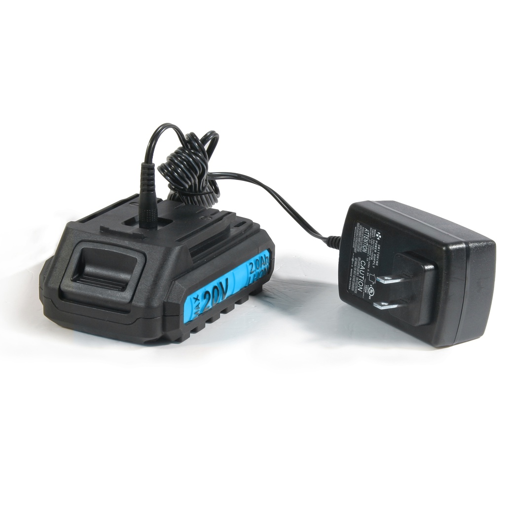 CARGADOR BATERIA 20V 2.0AH CARGA RAPIDA                     