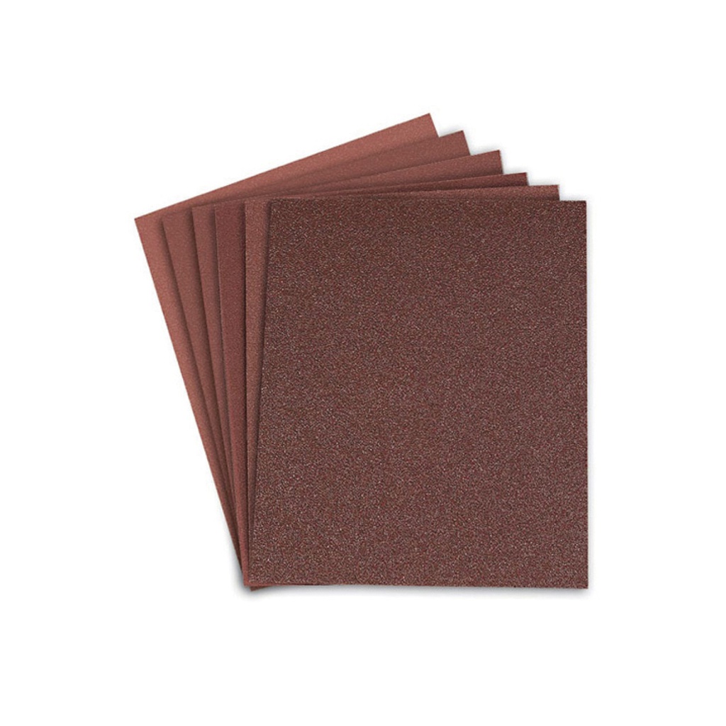 LIJA DE ESMERIL ROJA GRANO EXTRA GRUESO