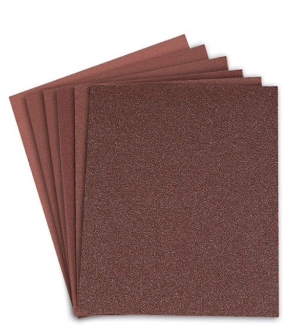 LIJA DE ESMERIL ROJA GRANO MEDIO