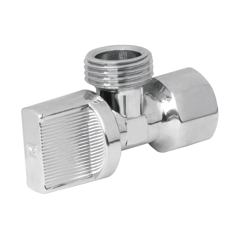 LLAVE ANGULAR 1/4 VUELTA SIN CONTRATUERCA 1/2" X 1/2"