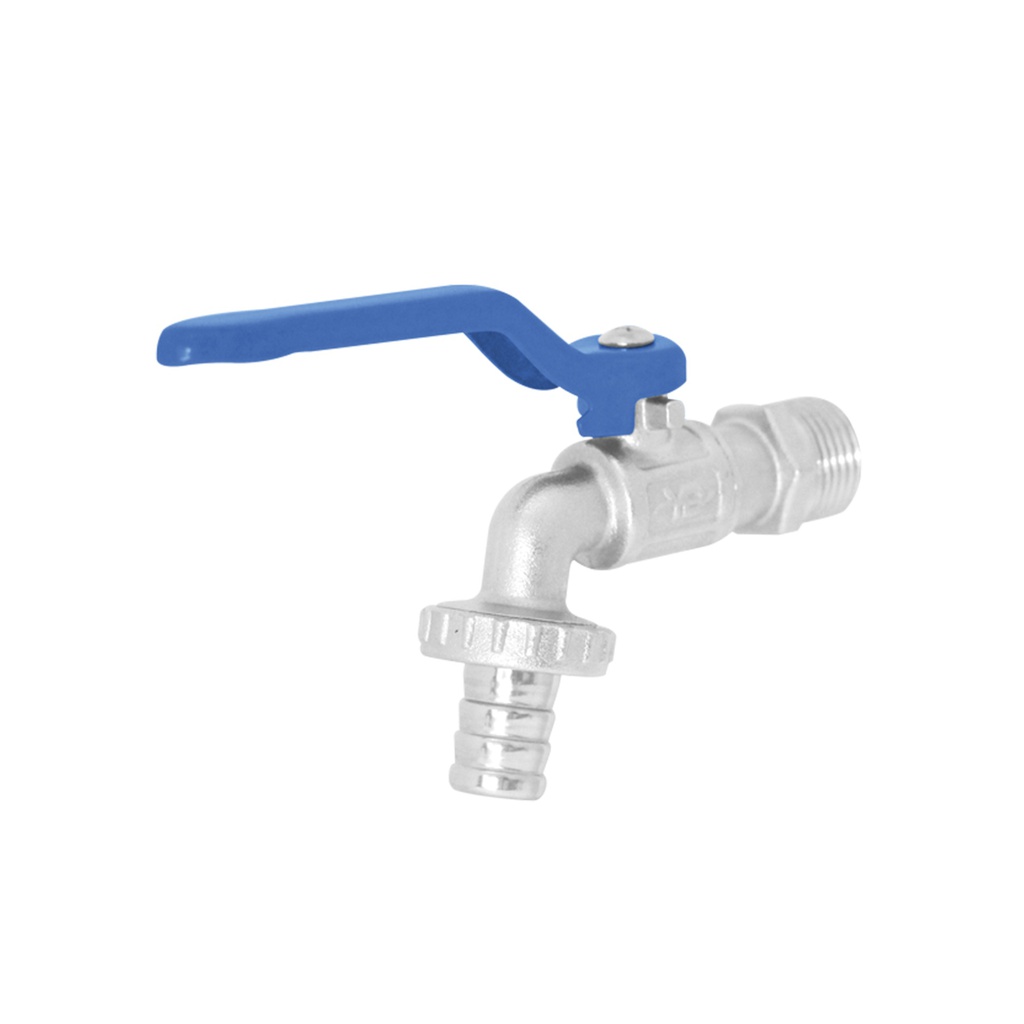 LLAVE JARDIN ESFERA LATON 1/2" 130G