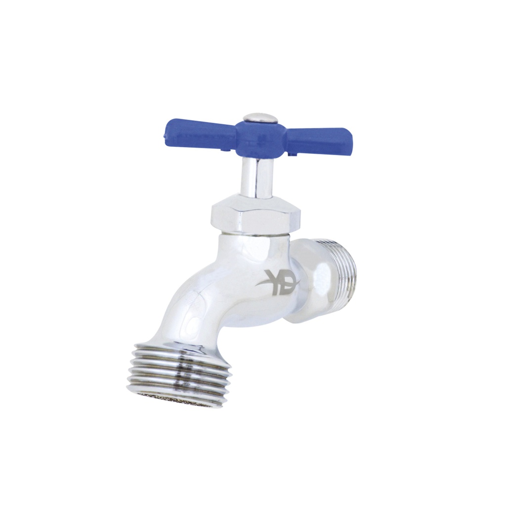 LLAVE JARDIN LATON CROMADO 1/2" 130G