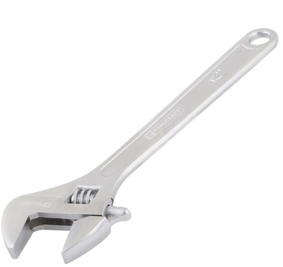LLAVE PERICA CROMADA 12"