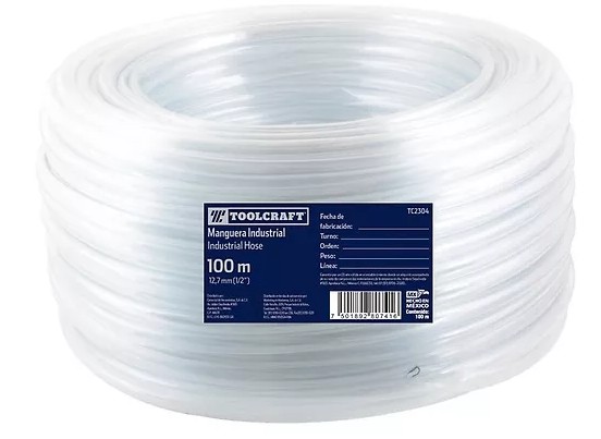 MANGUERA DE NIVEL DIAMETRO 3/8&quot; ROLLO DE 100 MTS