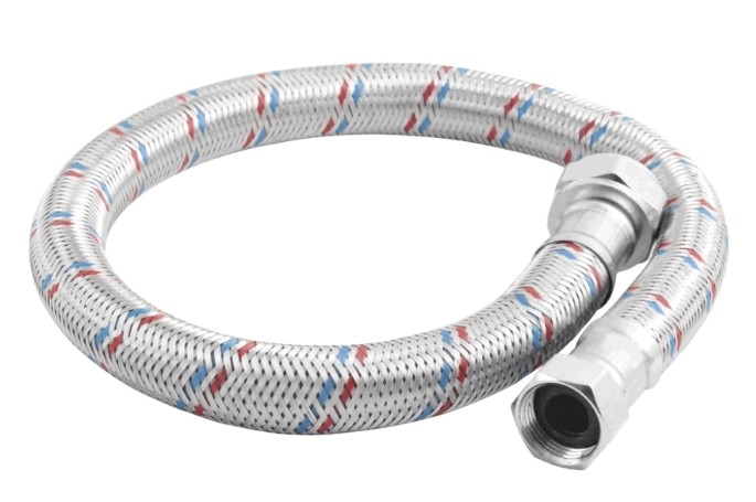 MANGUERA FLEXIBLE DE A. INOXIDABLE P/BOILER 60CM 3/4" X 3/4"