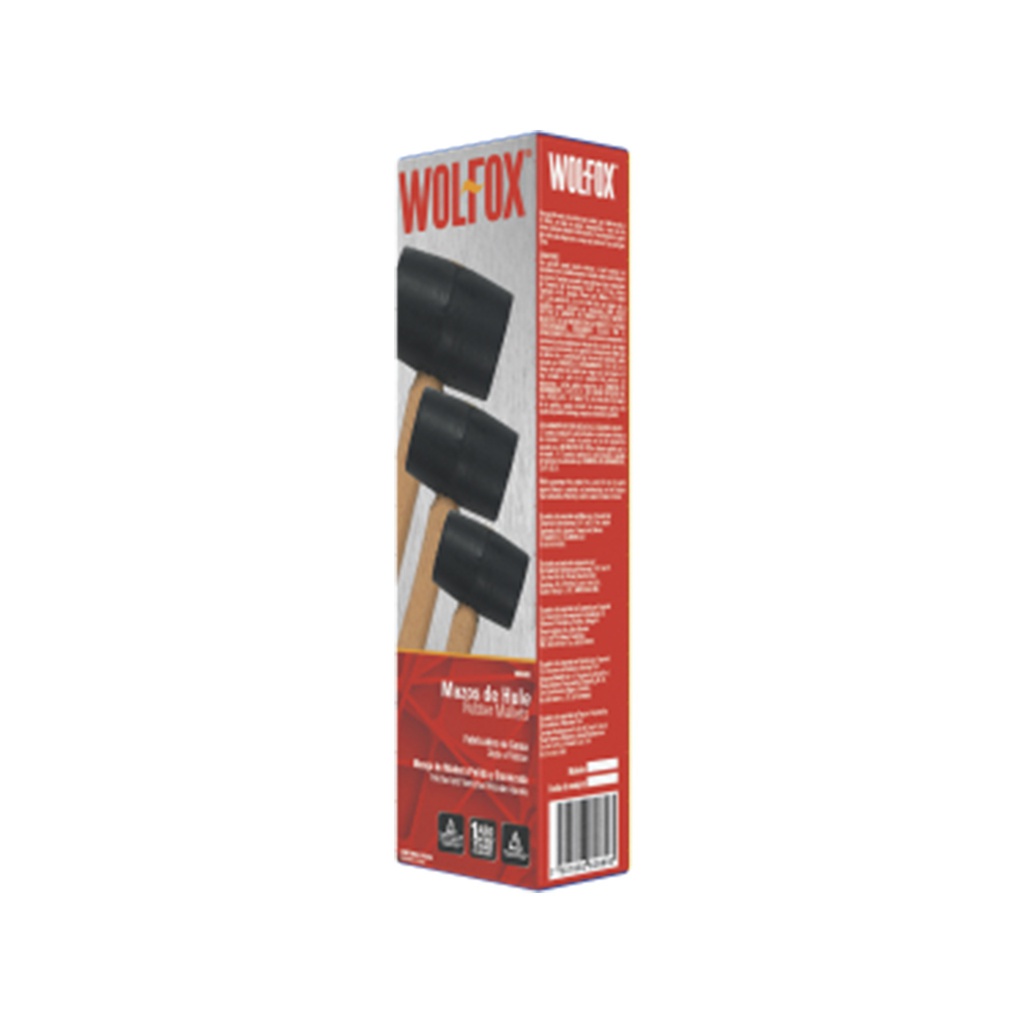 MAZOS DE HULE (8OZ) JUEGO 3 PIEZAS